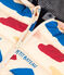 Bedruckter Baby-Anorak weiss AVALANCHE/ MULTICO
