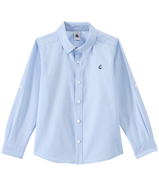 Kinderhemd Jungen blau BLEU