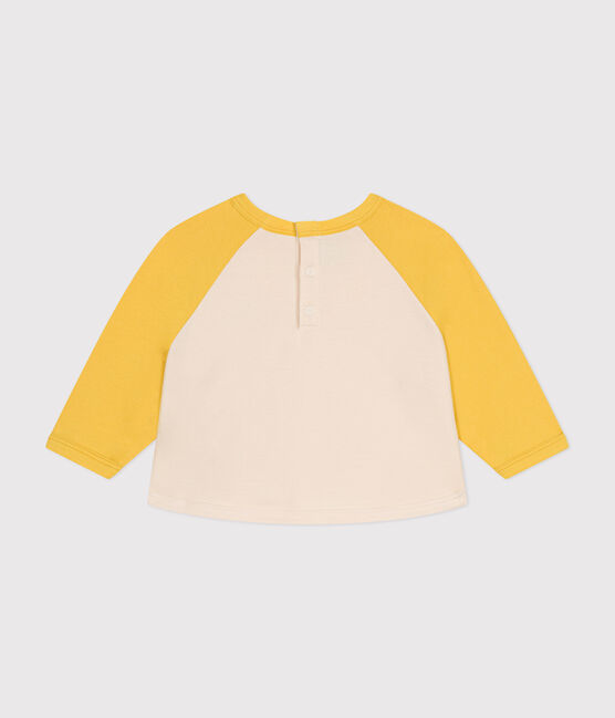 Baby-Sweatshirt aus leichtem Molton gelb AVALANCHE/ NECTAR