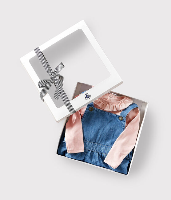 Baby-Geschenkset: Body und Kleid variante 1