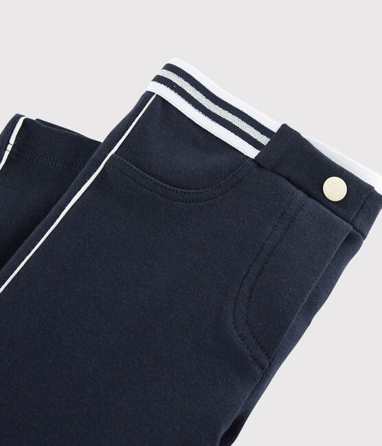 Kinder-Jegging aus Baumwolle mit Elasthan, Mädchen blau SMOKING