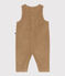 Langer Baby-Overall aus einfarbigem Nicki beige ROCHE CLAIR