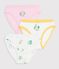 Lot de 3 culottes en coton vielfarbig