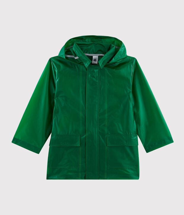 Kinder-Regenjacke f&uuml;r M&auml;dchen und Jungen gr&uuml;n