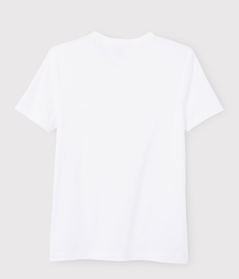 Kurz&auml;rmliges T-Shirt weiss