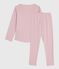 Kinder-Pyjama aus Baumwolle rosa JOLI
