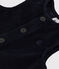 Ärmelloser Baby-Overall aus Cord blau SMOKING