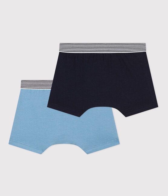 2er-Set Boxershorts aus Baumwolle und Elastan für Jungen variante 1