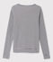 Gestreifter Cardigan aus Baumwolle für Damen blau SMOKING/weiss MARSHMALLOW