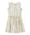 Ärmelloses Mädchen-Kleid mit Print weiss MARSHMALLOW/weiss MULTICO