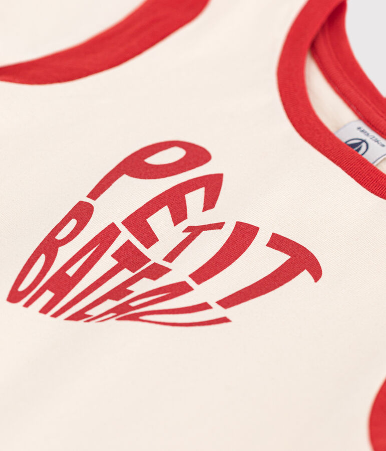 T-Shirt aus Jersey Kinder/M&auml;dchen naturfarben AVALANCHE