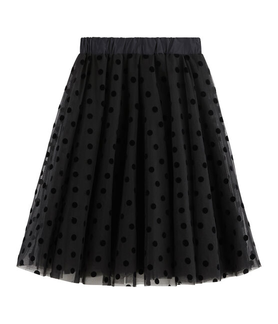 Rock aus Tüll für Damen schwarz NOIR