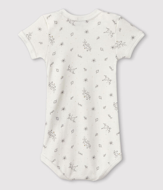 Baby-Body, mit verspieltem Vögelchen-Motiv, für Mädchen weiss MARSHMALLOW/weiss MULTICO