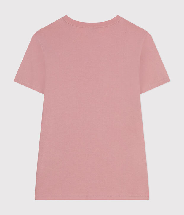 Einfarbiges T-Shirt L'Iconique aus Baumwolle f&uuml;r Damen rosa