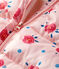 Baby-Fliegerorverall für Mädchen/Jungen rosa MINOIS/weiss MULTICO