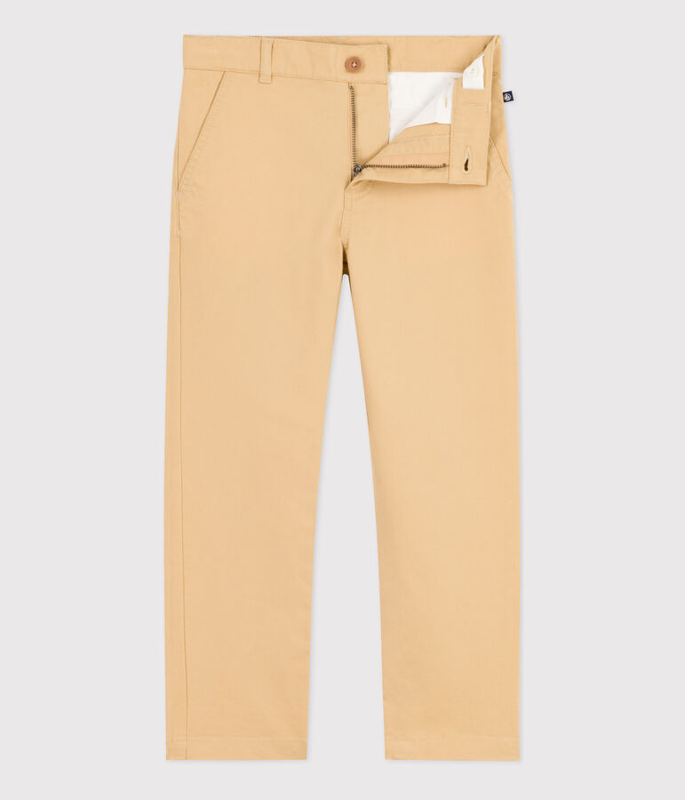 Kinder-Hose aus Chino f&uuml;r Jungen beige