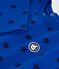 Langärmeliges Baby-T-Shirt aus Baumwolle mit Sternmotiv blau OLYMPIC/ SOIR