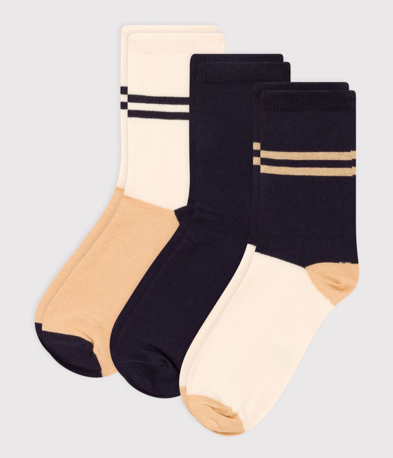 3er-Set Sportsocken f&uuml;r Kinder vielfarbig