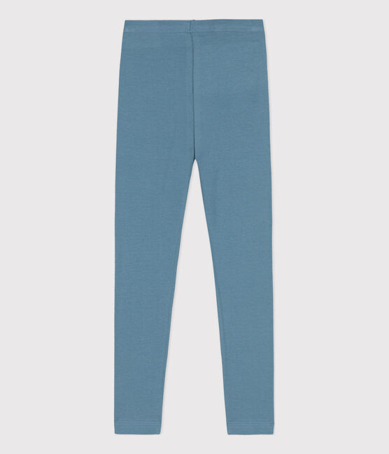 Kinder-Leggings aus Jersey-Elastan für Mädchen blau ROVER