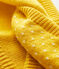 Baby-Schlauchschal mit Jacquardmuster. gelb HONEY/weiss MARSHMALLOW