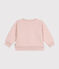 Baby-Teddyjacke aus gestepptem Doppeljersey rosa SALINE