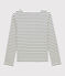 Streifenshirt aus Baumwolle für Damen weiss MARSHMALLOW/blau SMOKING