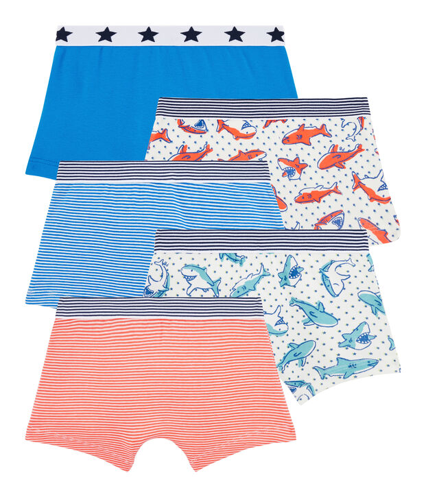 Set mit 5 Boxershorts f&uuml;r kleine Jungen vielfarbig