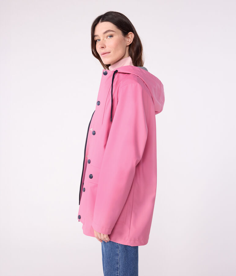 Ikonische Regenjacke Damen/Herren rosa
