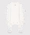 Baby-Bodyjama aus Doppeljersey mit Herzmotiv weiss MARSHMALLOW/ NEWBLEU
