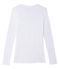 Leichtes langärmeliges baumwoll-t-shirt damen weiss MARSHMALLOW
