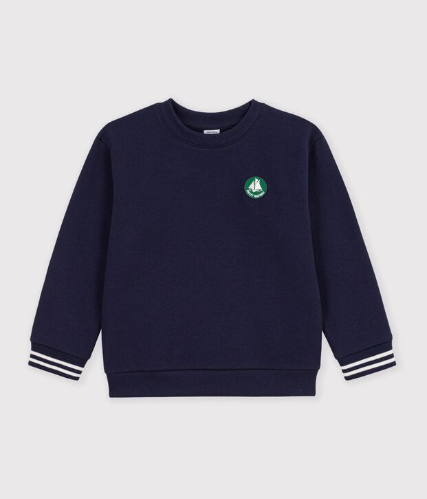 Kinder-Sweatshirt aus einfarbiger Baumwolle SMOKING