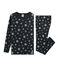 Sehr eng anliegender Rippstrick-Pyjama für kleine Jungen grau CAPECOD/grau ARGENT