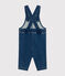 Lange Baby-Latzhose aus Denim blau BLEU DELAVE