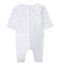 Unisex-Baby-Overall im Materialmix weiss ECUME/braun SHITAKE