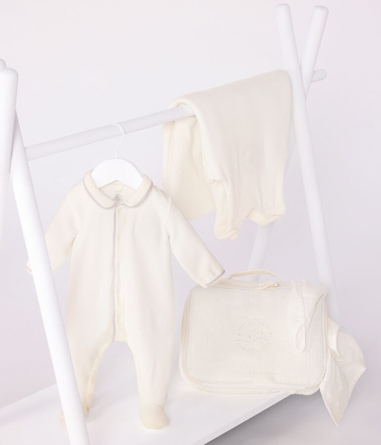 Newborn-Geschenkkoffer aus Baumwolle vielfarbig