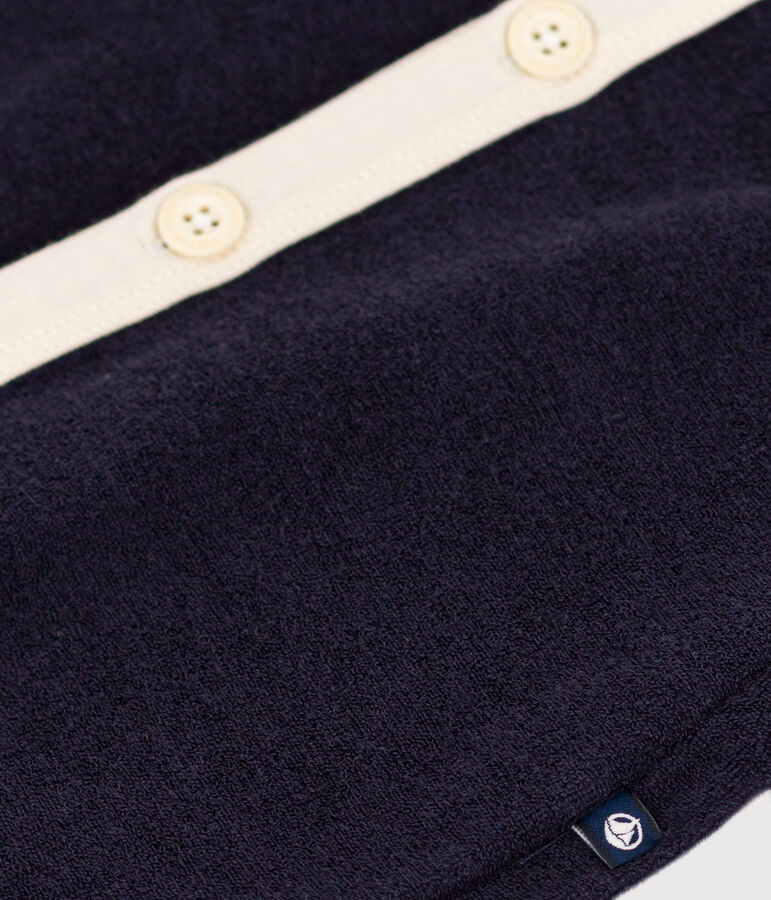 Baby Kurz-Overall aus Frottee blau