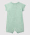 Baby-Kurzoverall aus Frottee grün HERBIER