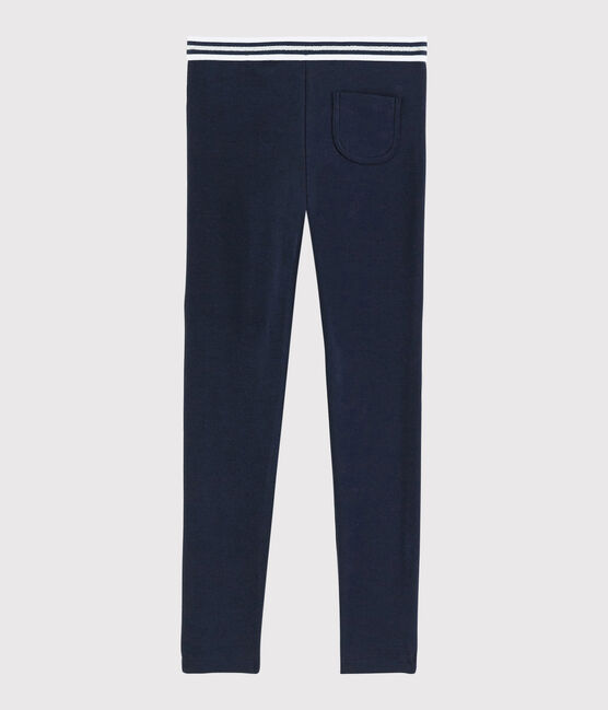 Kinder-Jegging aus Baumwolle mit Elasthan, Mädchen blau SMOKING