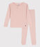 Kinderpyjama aus Baumwolle und Lyocell rosa SALINE