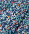 Bettwäsche mit Dschungel-Print aus Popeline blau MEDIEVAL/weiss MULTICO