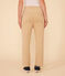 Damenhose aus Baumwolle  beige FACILE