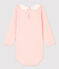 Baby-Body aus Baumwolle. rosa MINOIS/weiss MARSHMALLOW