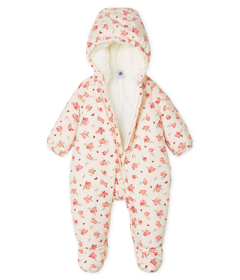 Baby-Fliegeroverall aus Mikrofaser f&uuml;r M&auml;dchen rosa/vielfarbig