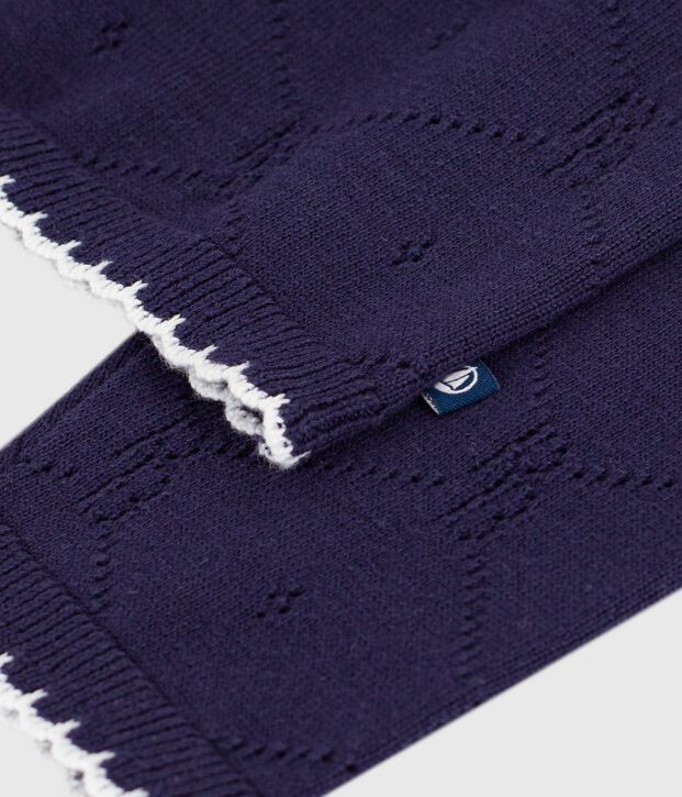 Kinder-Cardigan aus einfarbiger Baumwolle SOIR