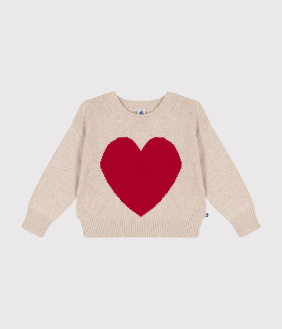 Kinder-Pullover aus Wolle und Baumwolle für Mädchen AVALANCHE/ CORRIDA