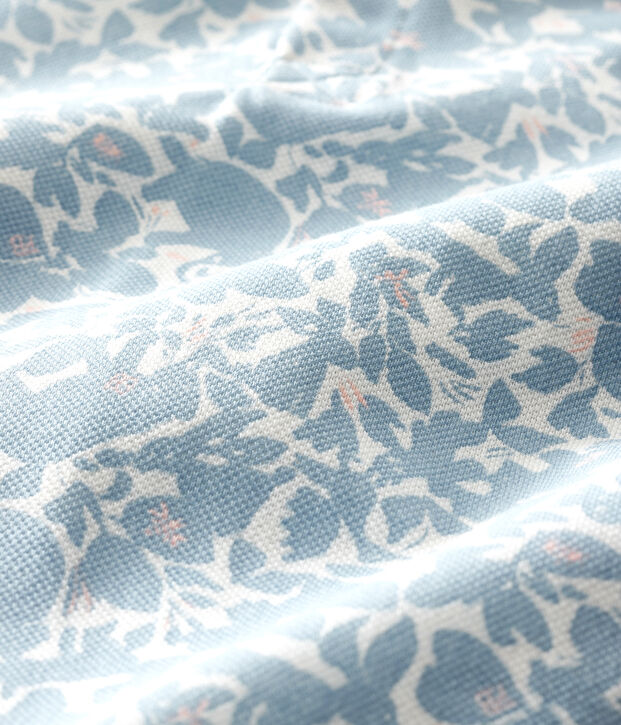 Gemusterter Baby-Polo-Kurzoverall f&uuml;r Jungen weiss/vielfarbig