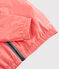 Kinder-Windjacke aus recyceltem Polyester Mädchen - Jungen rosa GROSEILLER/weiss MARSHMALLOW