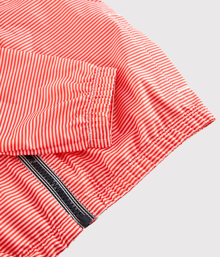 Kinder-Windjacke aus recyceltem Polyester M&auml;dchen - Jungen rosa/weiss