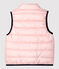Ärmellose Baby-Steppjacke, wendbar, aus recyceltem Polyester rosa MINOIS