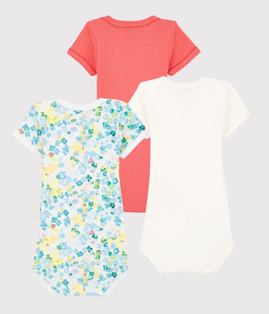 3er-Set kurzärmelige Baby-Bodys für Mädchen variante 1